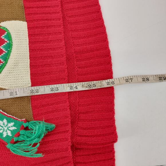 33 Degree Ugly Christmas Sweater Cool Reindeer Ornaments M - Picture 6 of 15